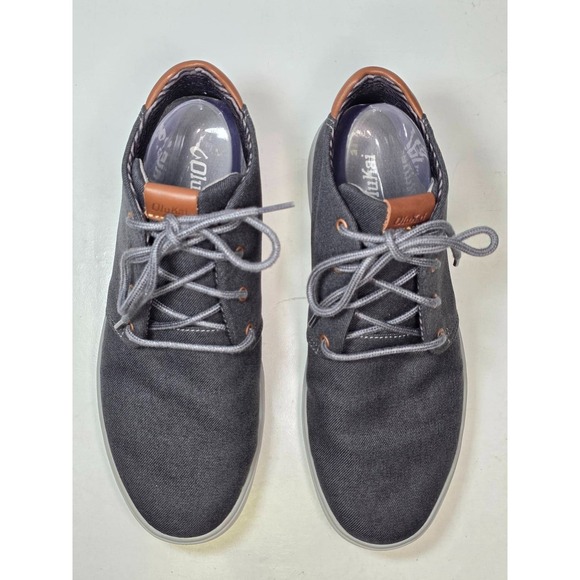 OluKai‎ Nana Hele Wai\'apo Men\'s Chukka Boots Size 9.5 Dark Gray Canvas Mid Shoes main image 4